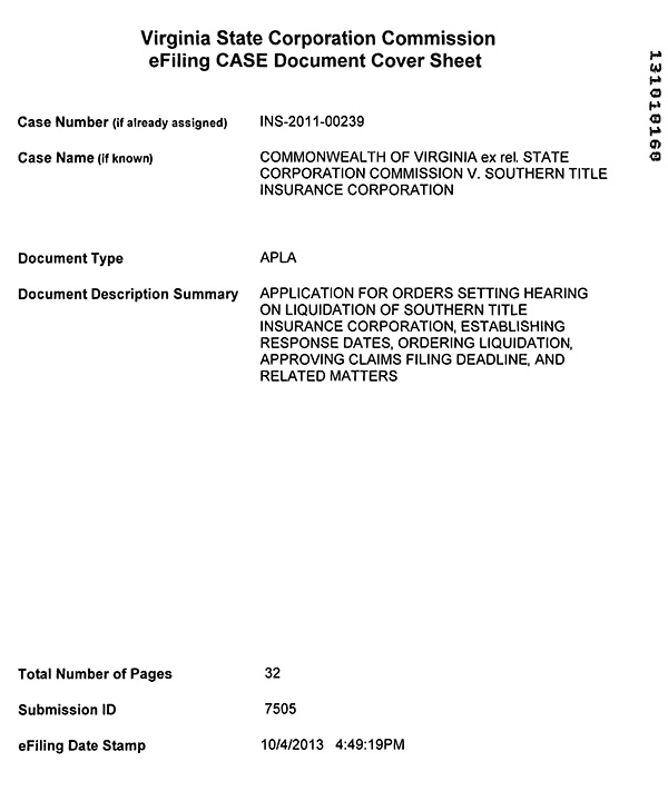Read the most recent receivership filing. [PDF]