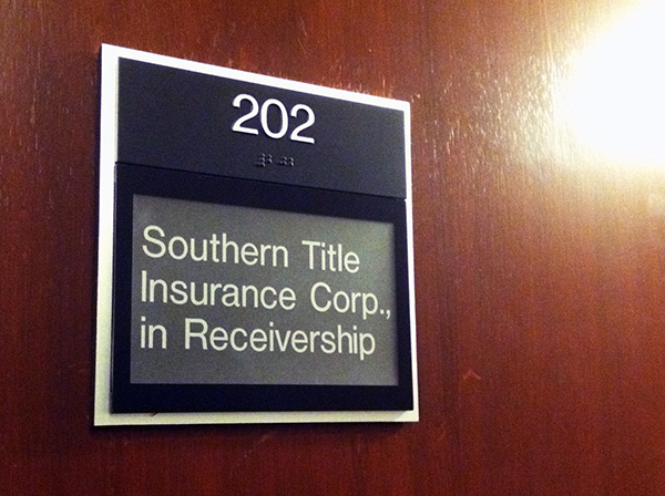 Southern Title Insurance operates in receivership out of an office off Forest Avenue. (By Michael Schwartz)