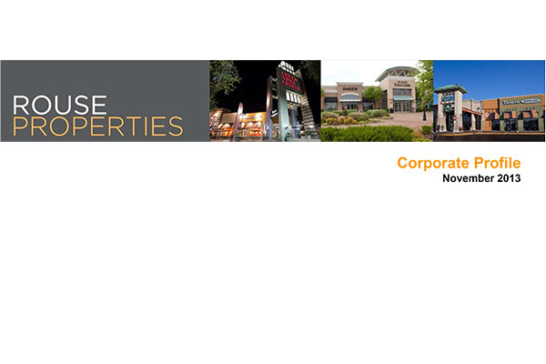 The Rouse Properties presentation [PDF]