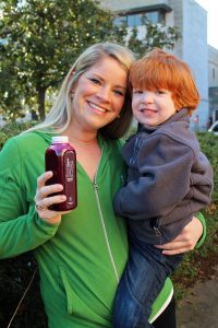 Erin Powell with her son Sayer
