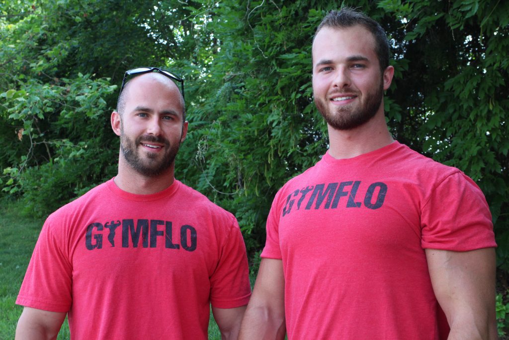 Jake (left) and Austin Page recently started selling their homemade workout supplements. Photos by Michael Thompson.