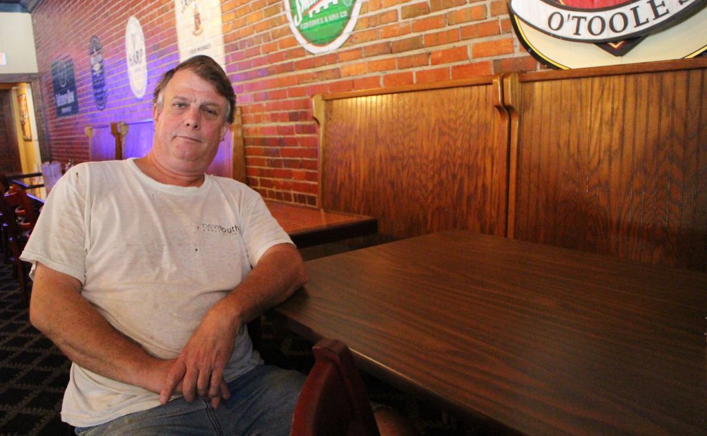 Hugh Moser has sold his hot sauce to several area bars and restaurants, including O'Toole's on the Southside. Photos by Michael Thompson.