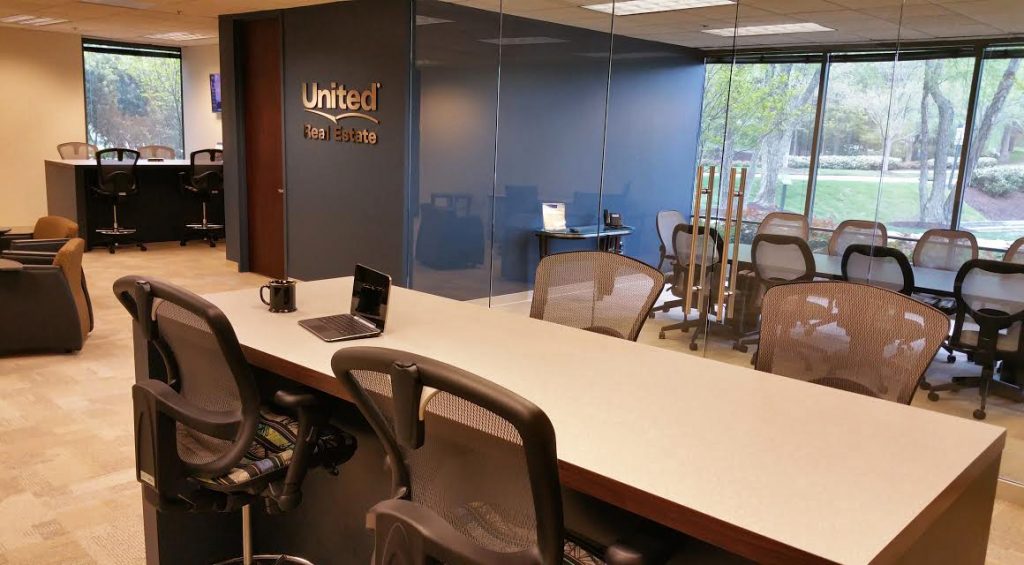 A real estate firm recently opened its first local office. Images courtesy of United Real Estate.