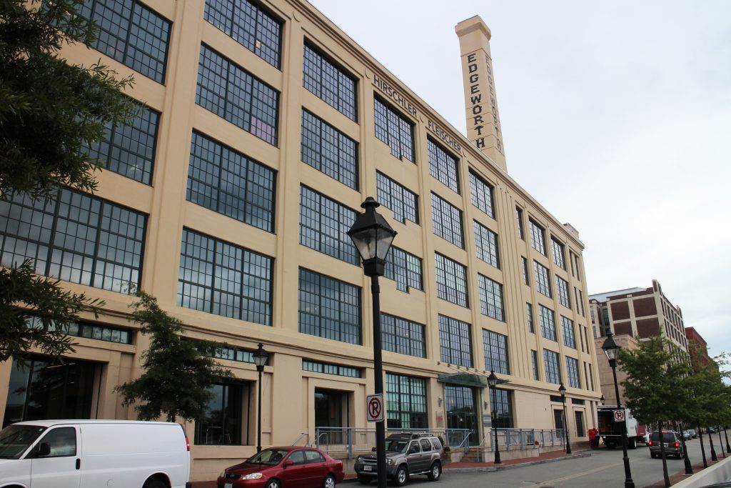 A new tenant has moved into the Shockoe Bottom Edgeworth Building. Photo by Michael Schwartz.