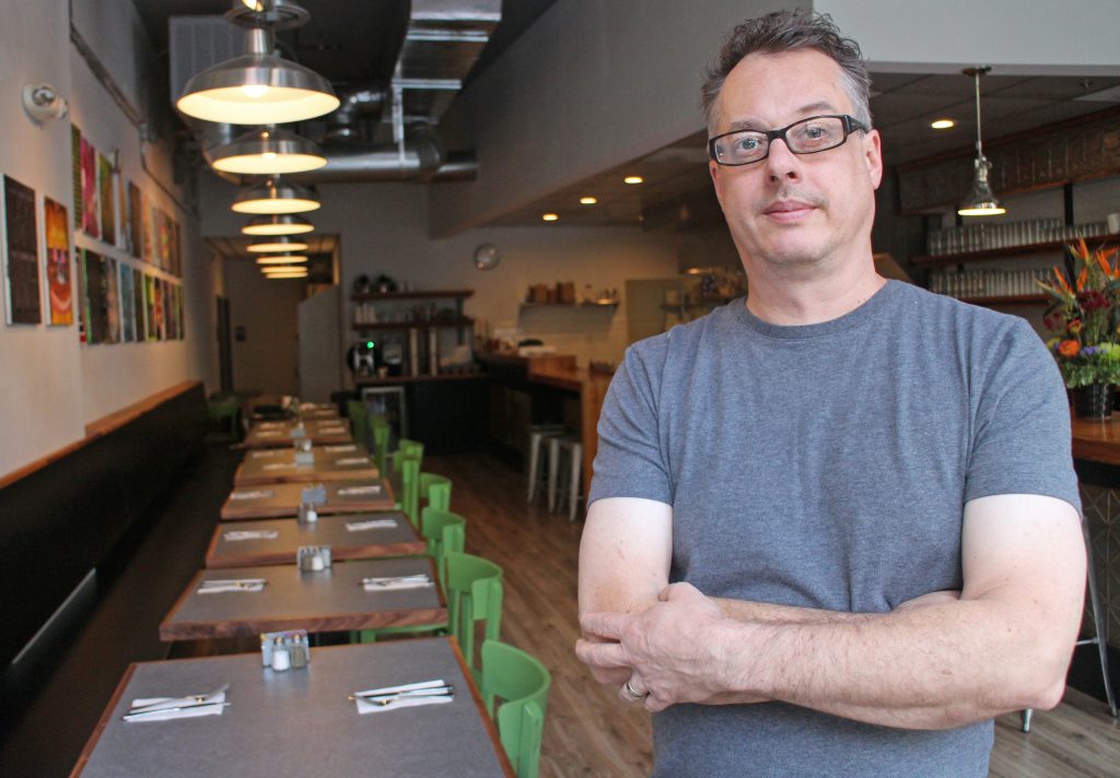 Greg Johnson recently moved his restaurant into a bigger space. Photos by Michael Thompson.
