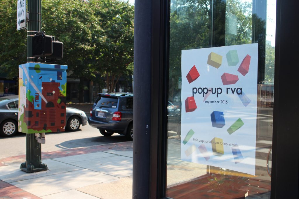 Retailers are popping up in mini stores along Broad Street. Photos by Michael Thompson.