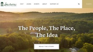 Mobelux launched a new website for James Madison's Montpelier.