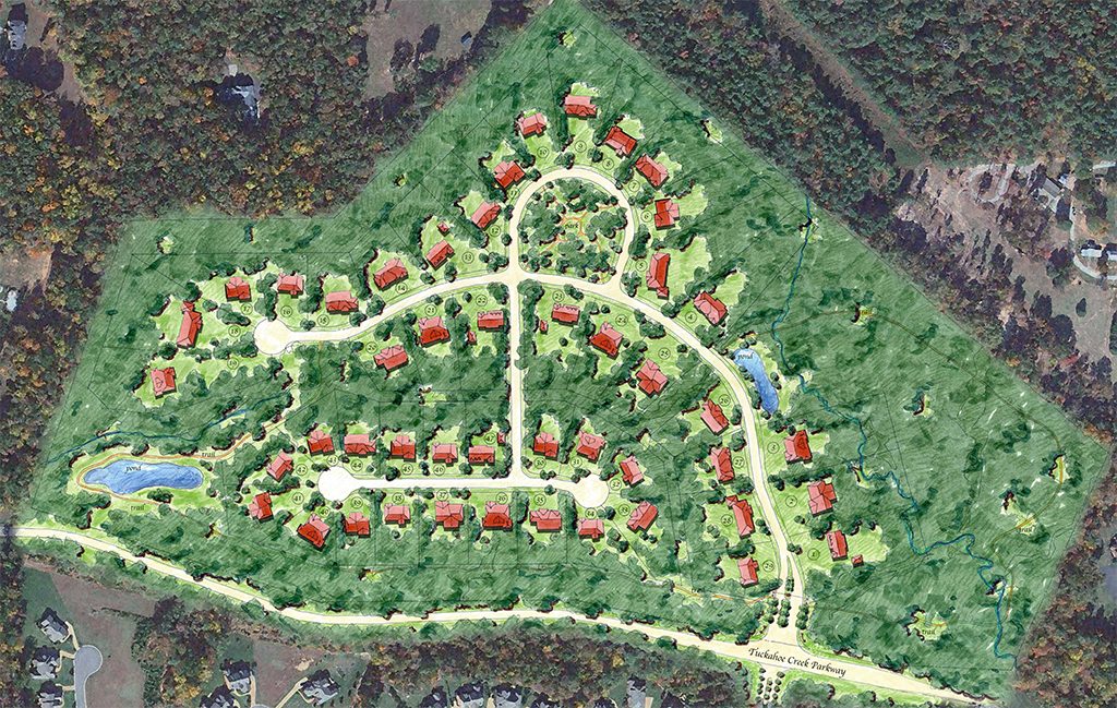 Site plan courtesy of Riverstone Properties.