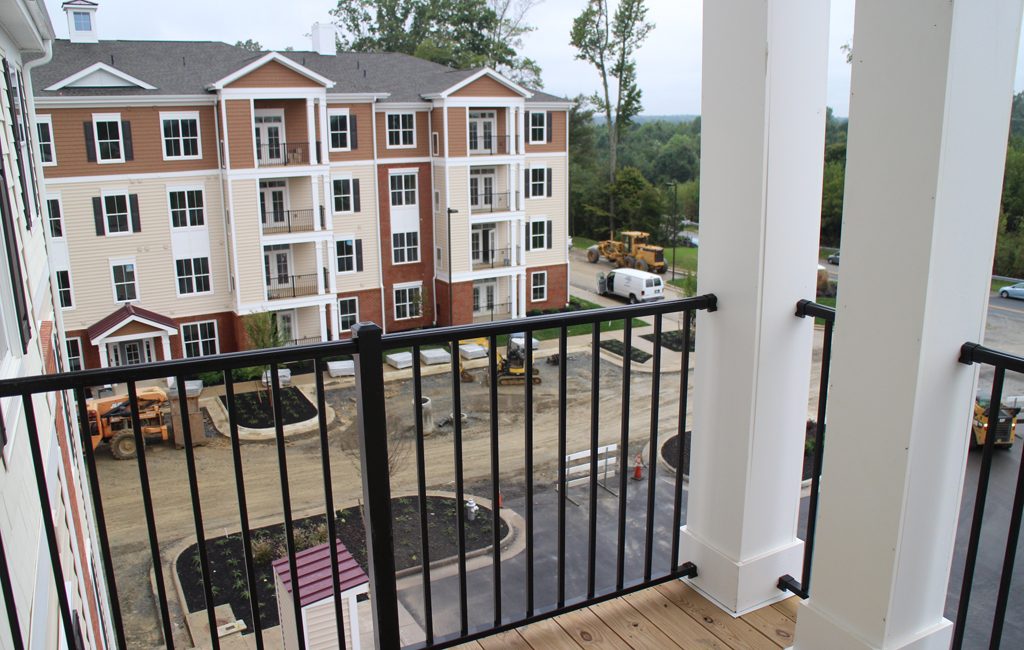 Finishing touches are being made to Charleston Ridge Apartments, which will welcome its first residents Oct. 15. (Jonathan Spiers)