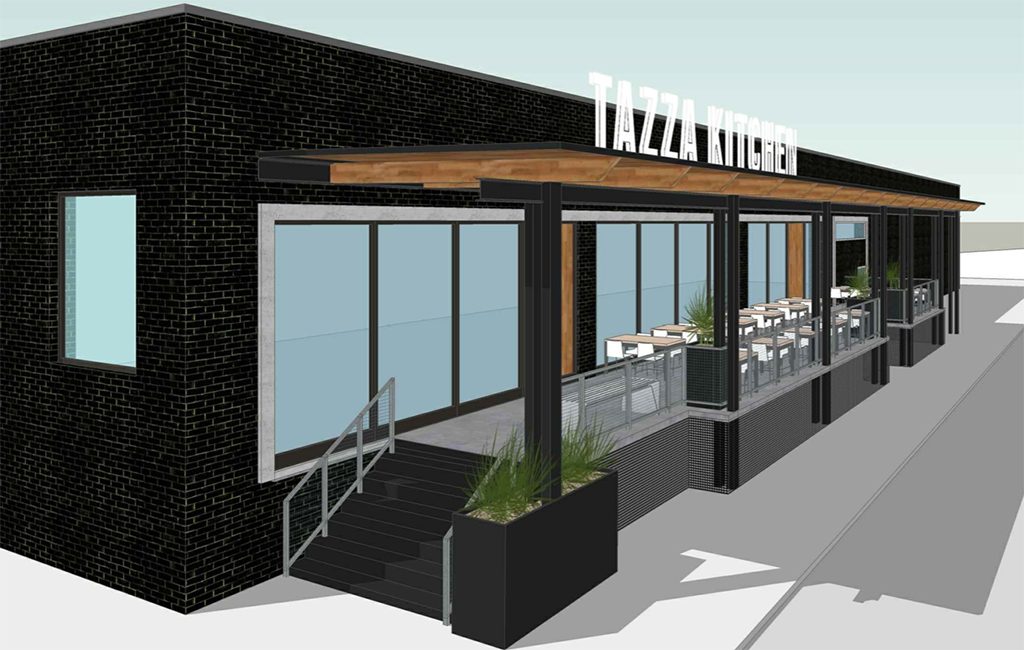 A preliminary rendering of the planned Tazza space in Scott's Addition. (Courtesy Tazza)