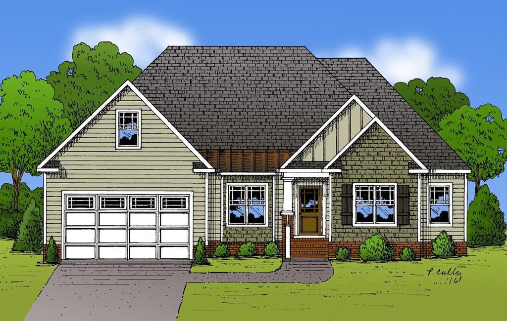 Homes in Gardenbrook will range from a 1,700-square-foot home one homebuyer has requested to 3,000 square feet. (Rendering courtesy Balducci)