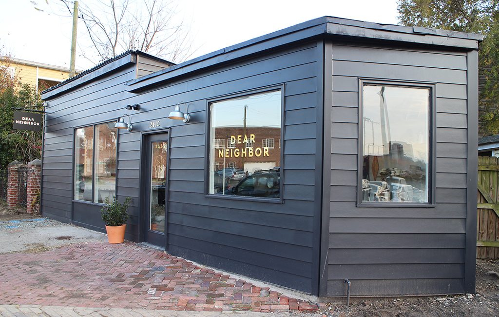 Dear Neighbor's newly opened outpost at 2415 Jefferson Ave. in Church Hill. (Jonathan Spiers)