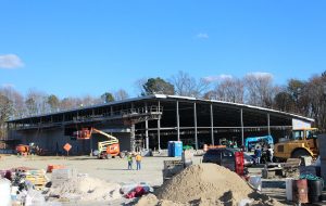 Construction is underway at one of Lidl's seven Richmond locations at the corner of Hermitage and Staples Mill roads. (Mike Platania)