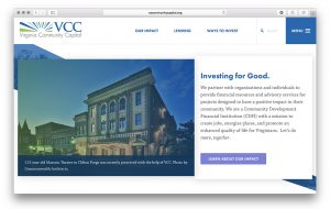 Co+Lab built a website for Virginia Community Capital.