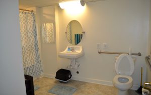 Units now feature an ADA-compliant toilet, new faucets, windows, blinds, carpet, paint and baseboards. (Courtesy Project Homes)