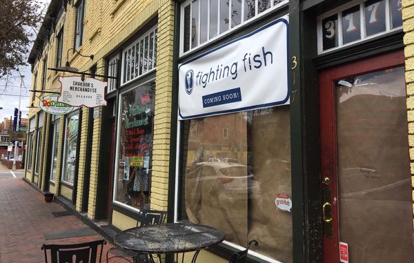 Fighting Fish will open at 317 N. Second St., in a storefront previously occupied by The Cultured Swine. (J. Elias O'Neal)