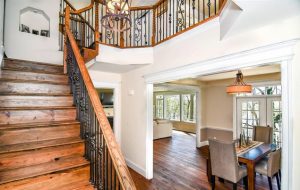 The home includes a multilevel foyer and two master bedrooms. (CVRMLS)
