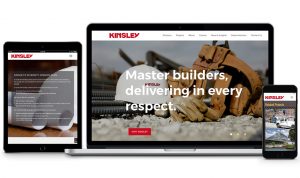 Circle S studio redesigned the website for Kinsley Construction.