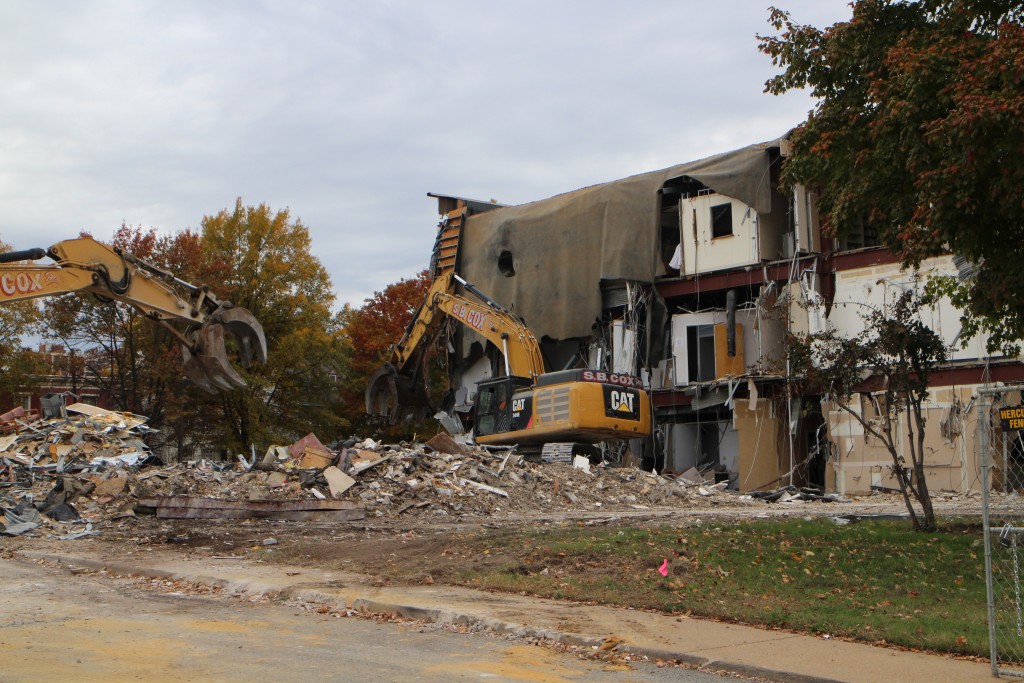 505 W. Leigh St. is being torn down. Photos by Katie 