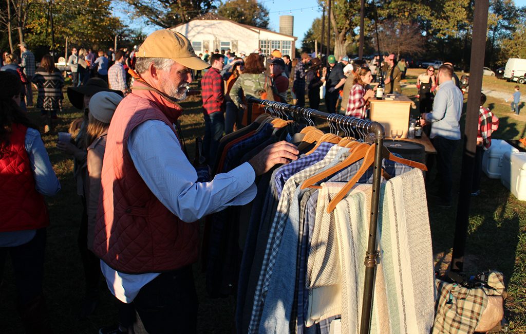Ledbury's quail hunt-fashioned fall line was on display at the event. (Jonathan Spiers)