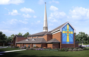 The new chapel will fit fjdkal;f people. Rendering courtesy of MVBC.