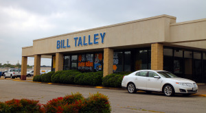Lidl plans to demolish a Bill Talley Ford dealership to build a new store there.Photo by Burl Rolett.