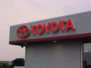 toyota sign