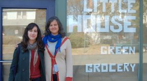 Little House Green Grocery owners Jessica Goldberg and Erin Wright