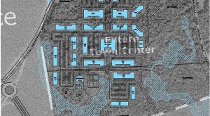 The zoning rendering for Meadowville Town Center