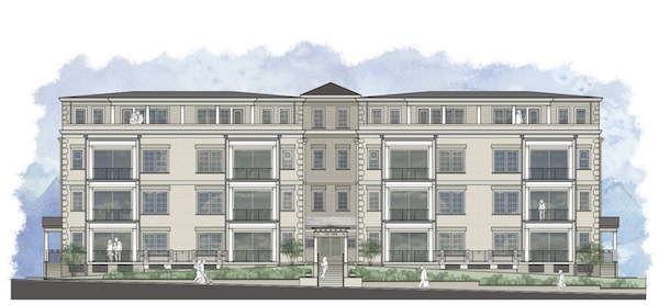 A rendering of the Tiber condos planned for 510 Libbie Ave. (Courtesy of SMSArchitects)