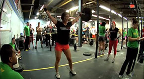 A SuperFit competition at CrossFit RVA (Courtesy of CrossFit RVA)