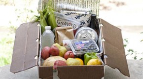 A sample box of goods from Backyard Produce. (Courtesy of Backyard Produce)