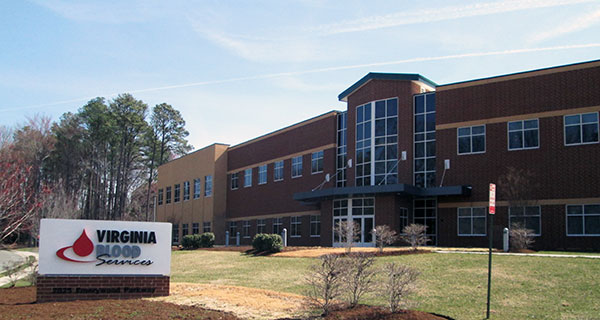 The Virginia Blood Services headquarters at 2825 Emerywood Parkway. (Photo by Michael Schwartz)