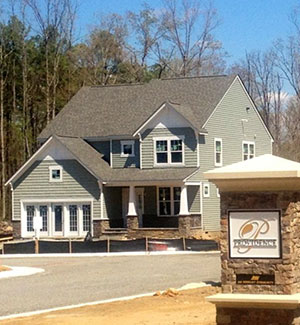 A model home at the planned Providence development in Ashland. (Courtesy of HHHunt)