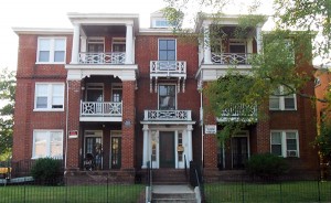 The Barton Avenue apartments.