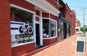 Linger Rose will move into the Cyclus Bike Shop space at 2709 E. Marshall St. (Photo by Mark Robinson)
