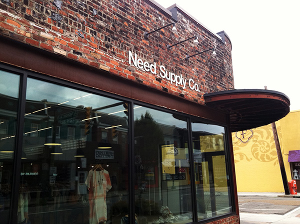 Need Supply Company's retail store at 3100 W. Cary St. (Photo by Michael Schwartz)