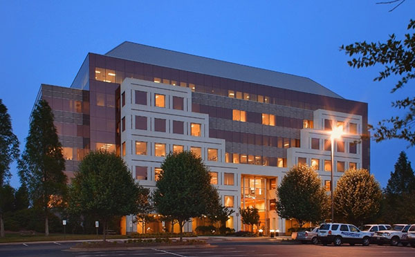Tredegar Corp.'s headquarters at 1100 Boulders Pkwy. (Photo courtesy of Commonwealth Commercial Partners)