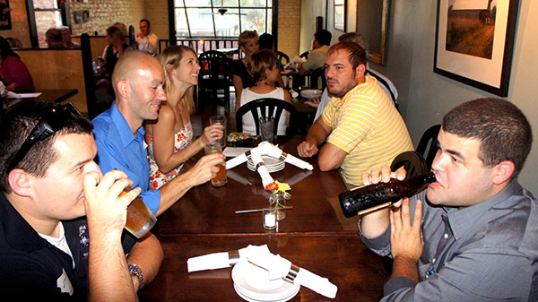 Participants in the inaugural Richmond Dishcrawl at Mezzanine. (Photos courtesy of Melanie Bianco)