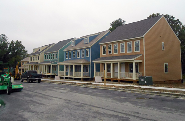 Some of the 128 apartments at the new Highland Grove development. (Photos by Burl Rolett)