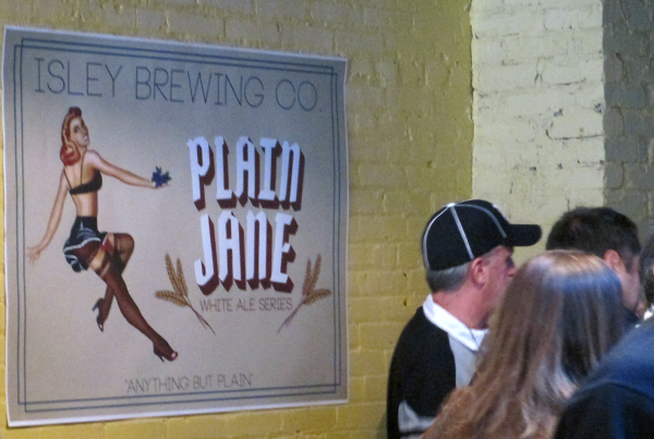 Isley’s inaugural batches included the Plain Jane Belgian white ale.