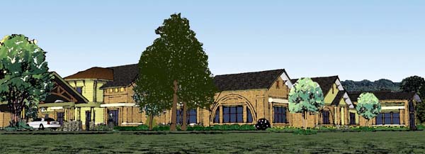 A rendering of the planned Bon Secours hospice house. (courtesy of Bon Secours)