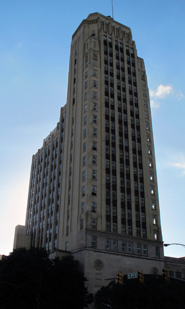 The 23-story tower.