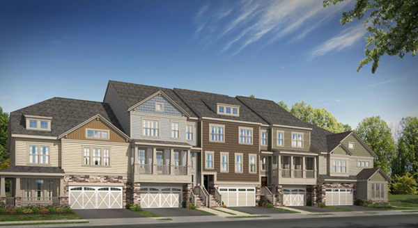 Eagle Construction of Virginia is set to build 38 townhouses at Hickory Place. (Submitted Photo.)