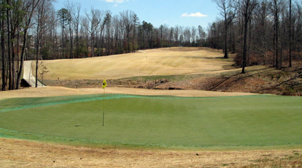 Hole #18 – this is currently #2, but will become #18 once the new nine is built. (Photo by Michael Schwartz.) 