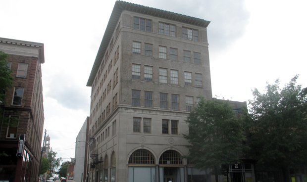 Ted Ukrop is planning to put a boutique hotel in a building at 201 W. Broad St. downtown. (Photo by Burl Rolett.) 