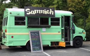 This isn't the first food truck trip for the Sammich bus. 