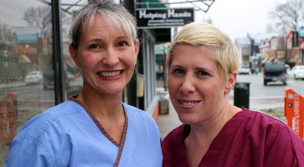 Helping Hands' Jackie Morasco (left) and Lori Pasternak are moving their vet practice out of Carytown. Photos by Michael Thompson.