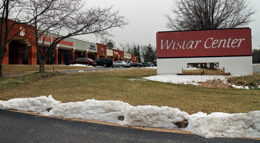 The Wistar Center, along Staples Mill Road, went to auction on Monday. Photo by Katie Demeria.
