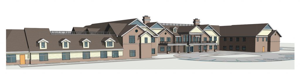 A senior living facility is slated to go up on church land in Henrico County. Image courtesy of .